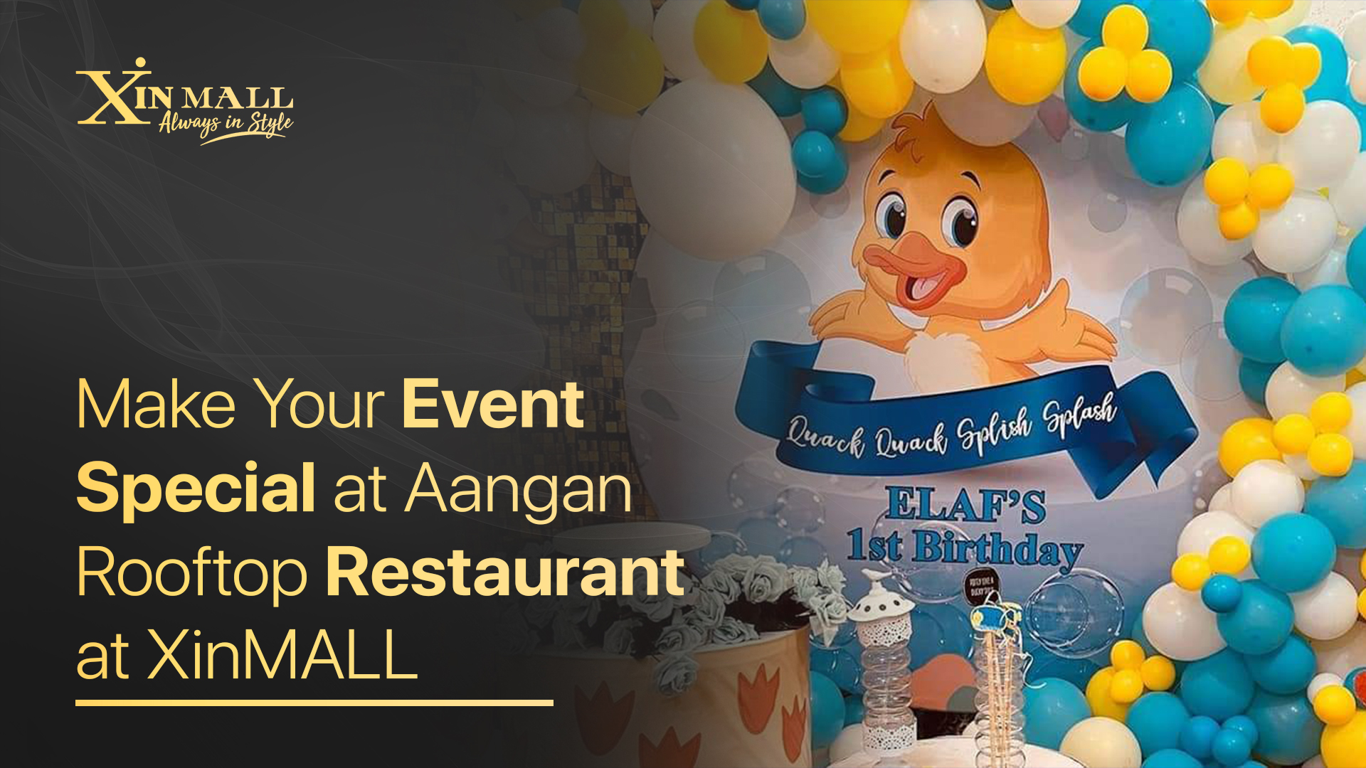 Make your event special at Aangan Rooftop Restaurant at XinMALL